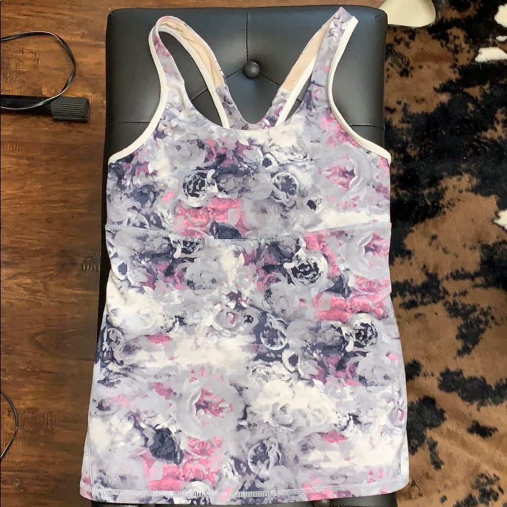 Lululemon Floral Workout Tank